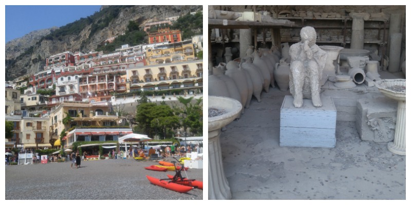 Pompeii and Positano Italy